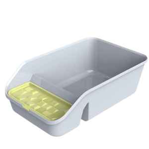 Semi-closed Cat Litter Box