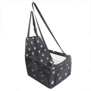 Paw Print Car Pet Bed