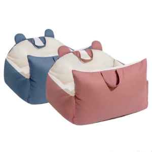 Car Pet Bed with Ears Trim