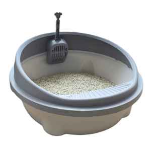 Round Cat Litter Box