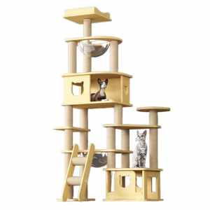 Solid Wood Cat Tree