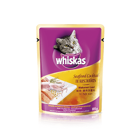 whiskas seafood pouches